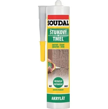 Tmel Soudal 1200700 štukový tmel bílý 280 ml