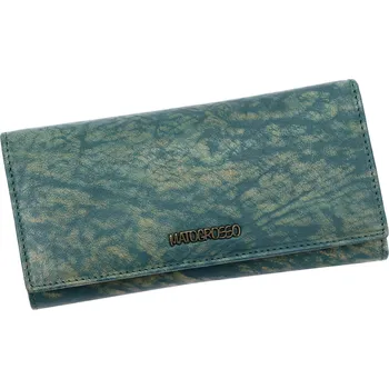 Peněženka Dámská kožená peněženka Mato Grosso 0721-30 RFID modrá