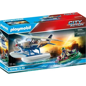 Stavebnice Playmobil Playmobil City Action 70779 Policejní hydroplán: Pronásledování pašeráků