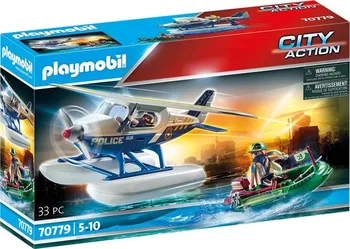 Stavebnice Playmobil Playmobil City Action 70779 Policejní hydroplán: Pronásledování pašeráků