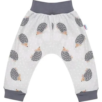 Kojenecké bavlněné tepláčky New Baby Ježek Barva: šedá, velikost: 74