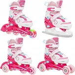 Raven Lia 4v1 dětské brusle s LED…