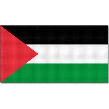 Vlajka Pelisport Palestinská vlajka tištěná 6 x 3 cm