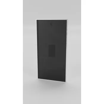 solární panel Teplovzdušný solární panel PROSTOR-design 125 cm x 100 cm stříbrno-černý pro místnosti do 200 m3