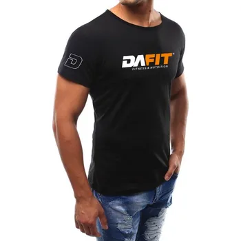 Triko Dafit velké logo XXL černá