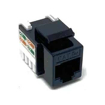 vypínač a zásuvka Zásuvka datová černá, RJ45 CAT.5E UTP nestíněný, KSL5EUTPB ABB Zoni