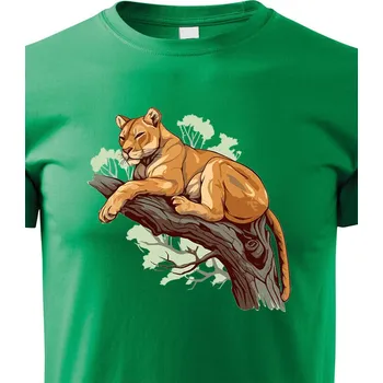 Chlapecké tričko Dětské tričko Puma, Barva Zelená, Velikost 110 cm/4 roky, Canvas Dětské tričko Bezvatriko.cz 2182