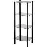 Police Lars kovová černá 4 patra KL-24228