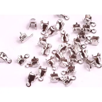 Korálek Koncovka na štrasový řetízek ocel 2mm