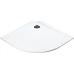 Polimat Perrito White čtvrtkruhová sprchová vanička, litý mramor Rozměr vaničky: 80x80cm