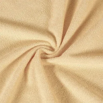 Nepropustné jemné froté béžové, š.205