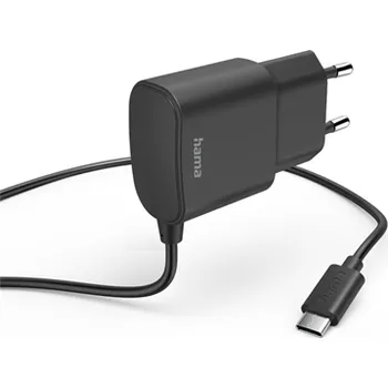 Hama síťová nabíječka s kabelem, USB-C, 2,4 A, 1 m