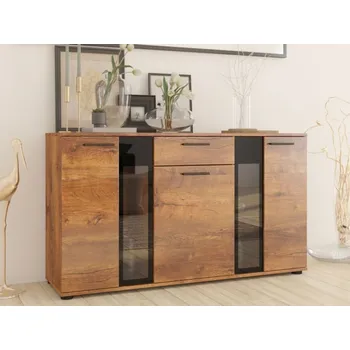 Obývací stěna Sorenta komoda dub lefkas