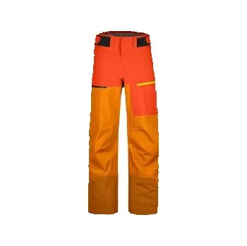Snowboardové kalhoty Ortovox 3L Ravine Shell Pants M sly fox XXL; Oranžová kalhoty + DÁREK DLE VÝBĚRU!