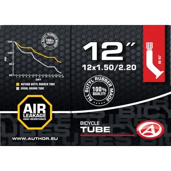 Duše na kolo Duše AT-CMP-12" AV90/45 černá 7028