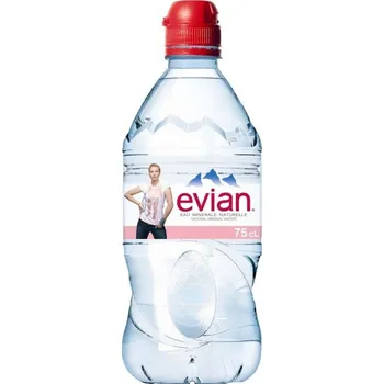 Voda Evian 0,75l Sportcup - PET