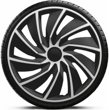 Poklice na kolo Górecki Turbo stříbrno/černé 17" 4 ks