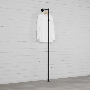 Šatní skříň Walteco LARS II - Věšák na oděvy Rusticline, montáž do stěny, 300x1850mm