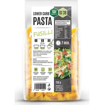 Příloha TOPNATUR - Lower Carb Pasta Fusilli 250g