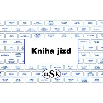 mSk 312 kniha jízd A6 20 listů Tiskopis mSk 312 kniha jízd A6 20 listů