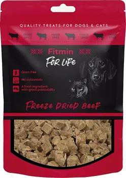 Pamlsek pro psa Fitmin For Life Dog and Cat Freeze Dried Beef