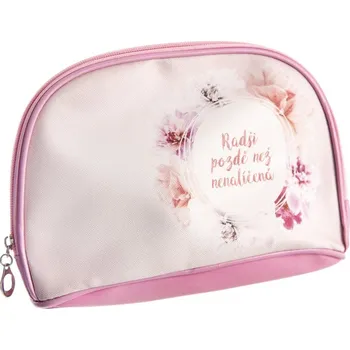 Kosmetická taška Taštička kosmetická UH "Radši pozdě" 26x5x16cm