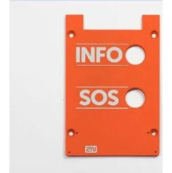 9152903 - 2N® IP Safety náhradní přední panel pro verzi s 2 tlačítky INFO&SOS