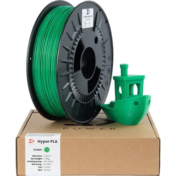 Filament - SLEVA - 3DPower HyperPLA 0,75 kg - ZELENÁ TRÁVA (GRASS GREEN)