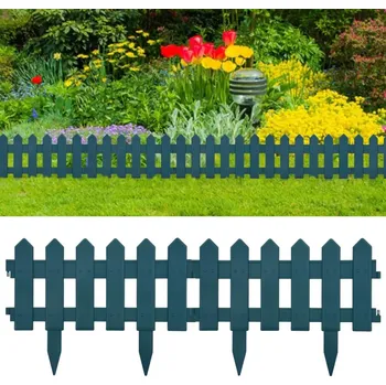 Plotovka vidaXL Travní lemy 25 ks 10 m PP [314683] Barva: Zelená