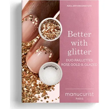 TŘPYTKY BETTER WITH GLITTER ROSE GOLD & GLAZED