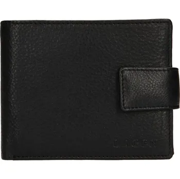 Peněženka Lagen Pánská kožená peněženka s propinkou LG-22111/L černá