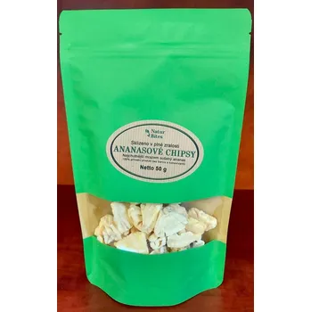 Sušené ovoce Ananas lyofilizovaný (sušený mrazem) 50g, NaturBites