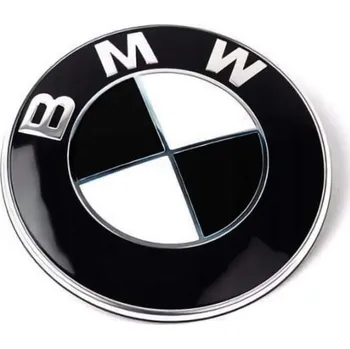 Znak automobilu BMW znak - emblem 74mm černo-bílé