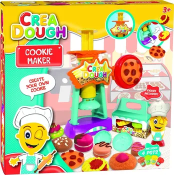 modelína a plastelína Rocks Toys Crea Dough sada modelín na výrobu sušenek 4x 56 g