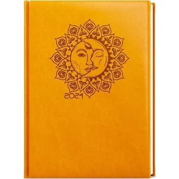 Diář Týdenní diář - Oskar - vivella s ražbou - A5 - béžová - Větvička