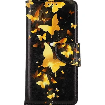 Pouzdro na mobilní telefon Pouzdro Samsung A54 5G knížkové Luxusní motýlci (kryt neboli obal na Samsung A54 5G)