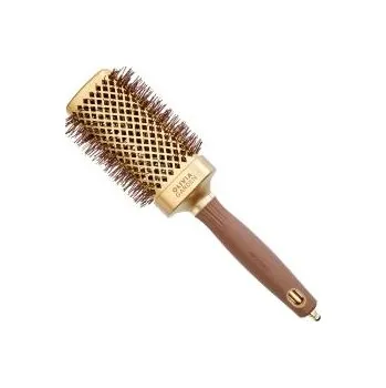 kartáč na vlasy Kartáč Olivia Garden Expert Shine Gold&Brown 50 mm čtverec