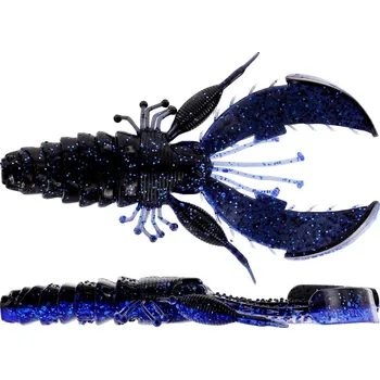 Umělá nástraha Gumová nástraha Westin CreCraw Creaturebait 10cm Black/Blue (4ks)
