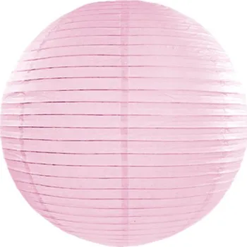 Party dekorace Lampión papírový světle růžový Ø 25 cm