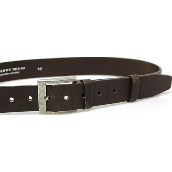 Opasek PENNY BELTS Pánský kožený opasek EXKLUZIV 502-S40 tmavě hnědý - 90 cm