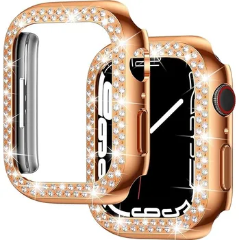 Ostatní příslušenství k chytrým hodinkám Třpytivý diamantový obal pro Apple Watch Series 7