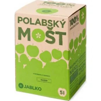 Polabský mošt jablko 5l bag in box