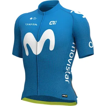 cyklistický dres Dres krátký rukáv PRR profi týmu MOVISTAR 2020