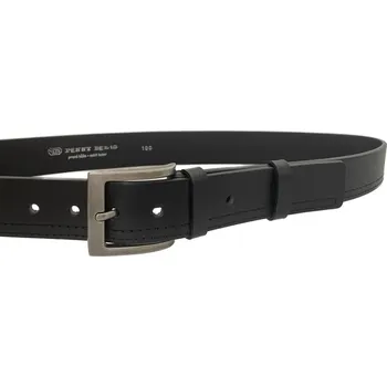 Opasek PENNY BELTS Kožený opasek 501-9-60 černý - 110 cm