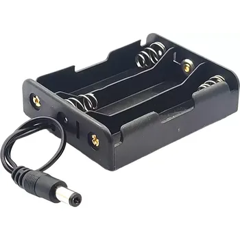 Držák baterie Bateriový box pro 3 kusy 18650 baterií, 11.1V, 5.5x2.1mm