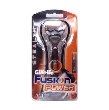 Péče o vousy GILLETTE FUSION STEALTH POWER - Bateriový holící strojek + 1 hlavice