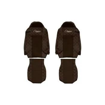 Autodoplněk Sada potahů sedaček (sedadel) pro IVECO STRALIS I, STRALIS II (od roku 2013) hnědá 20440