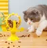Hračka pro kočku Interaktivní hračka na pamlsky pro kočky 16,5 x 13,6 x 5 cm žlutá
