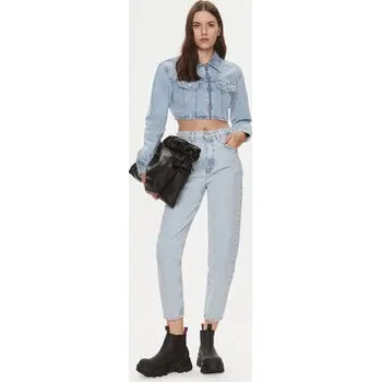 Pánská větrovka Tommy Jeans Jeansová bunda DW0DW17450 Modrá Slim Fit L