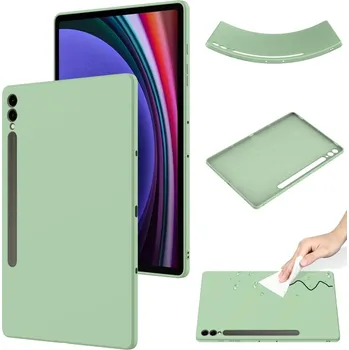 Pouzdro na tablet VSECHNONAMOBIL 66612 RUBBER Ochranný kryt pro Samsung Galaxy Tab S9 FE+/S9+ / S10+ zelený